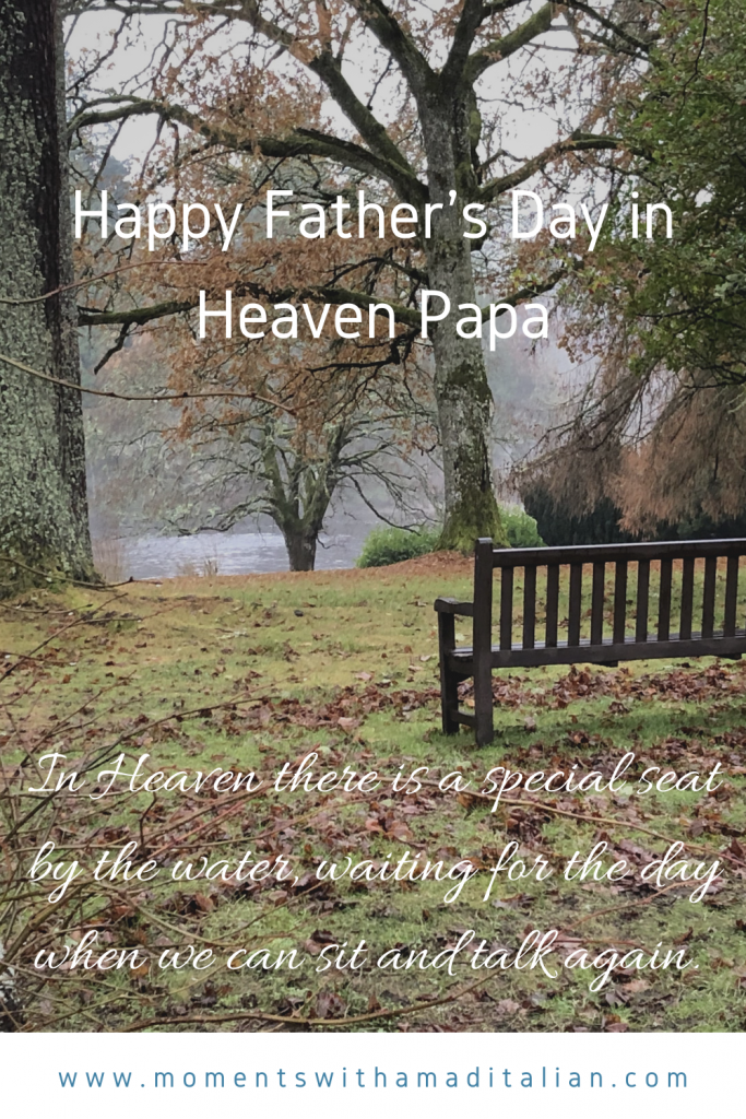 photo of bench seat by the river in Dunkeld Scotland