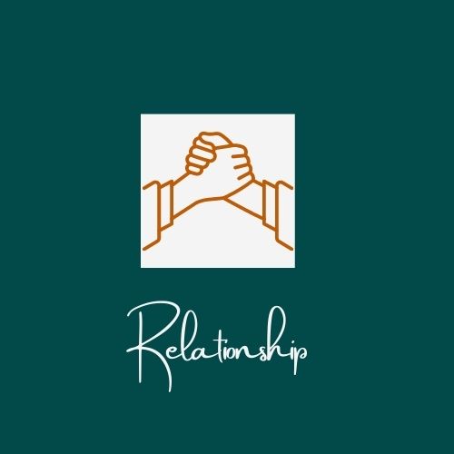 monochrome drawing of two hands clasped together, on green background