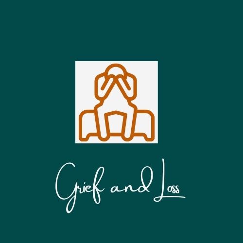 monochrome image of person sitting on end of bed crying into hands, green background